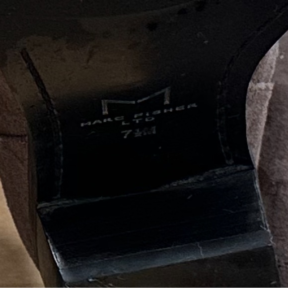 Marc Fisher Yakira Faux Suede Over-the-Knee Boots Size 7.5M Brownish Gray - Picture 13 of 15